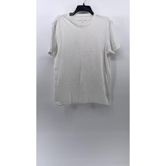 EVERLANE Men's White Organic Cotton Crewneck Short Sleeve Uniform T-Shirt SZ M - Picture 1 of 10